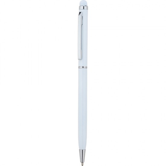 Promosyon Metal Touchpen Tükenmez Kalem Beyaz