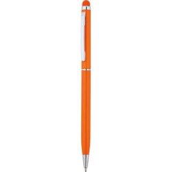 Promosyon Metal Touchpen Tükenmez Kalem Turuncu