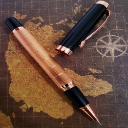 Promosyon Metal Roller Kalem Rose