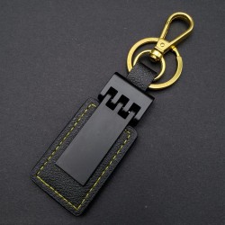 Promosyon Siyah Deri Metal Anahtarlık Promosyon Siyah Deri Metal Anahtarlık