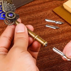 Promosyon Tüylü Mürekkepli Divit Hokka Seti