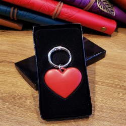 Promosyon Kırmızı Kalp Anahtarlık