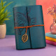 Promosyon Vintage Yaprak Tasarımlı Deri Defter
